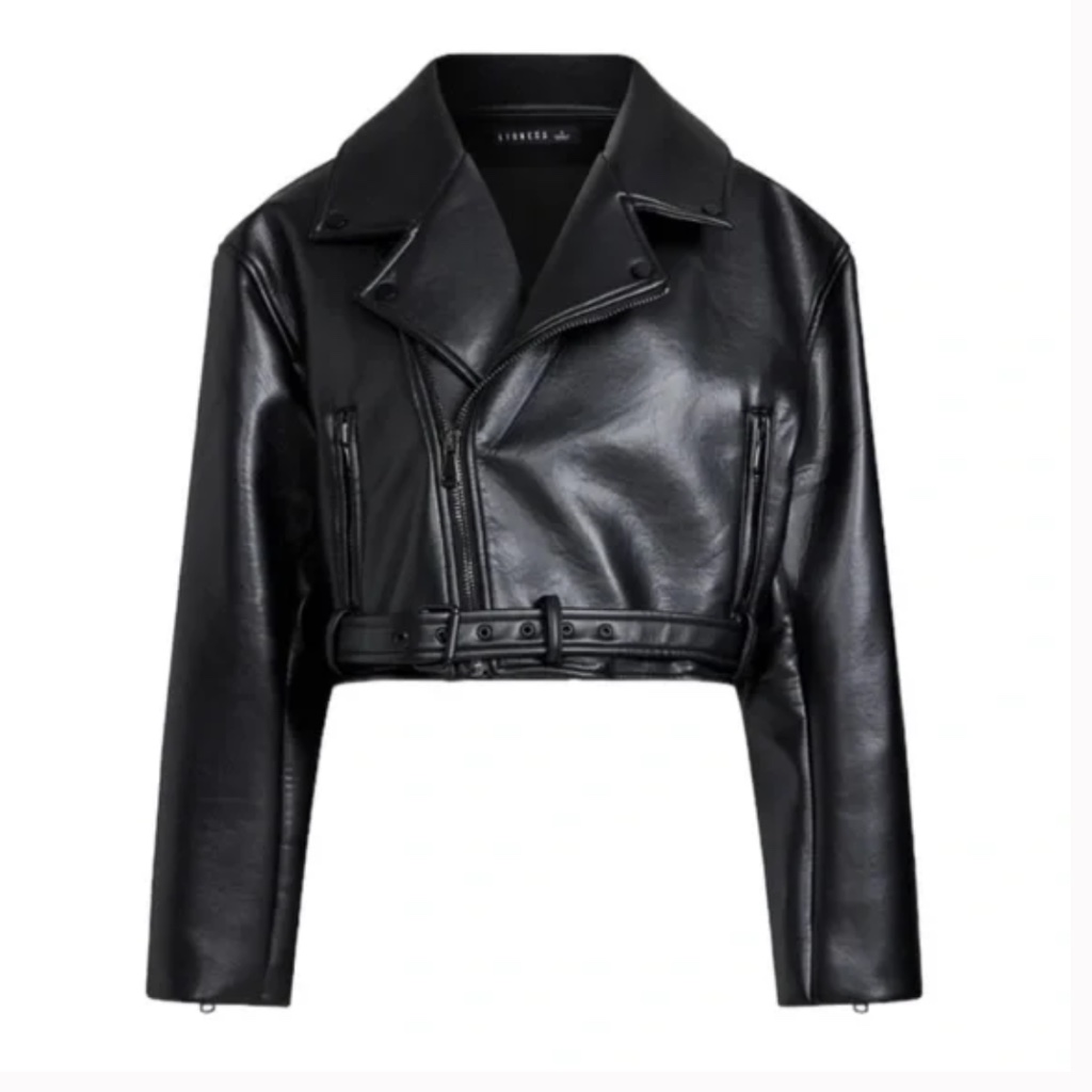 Brand New  Lioness Staten Island Vegan Leather Jacket